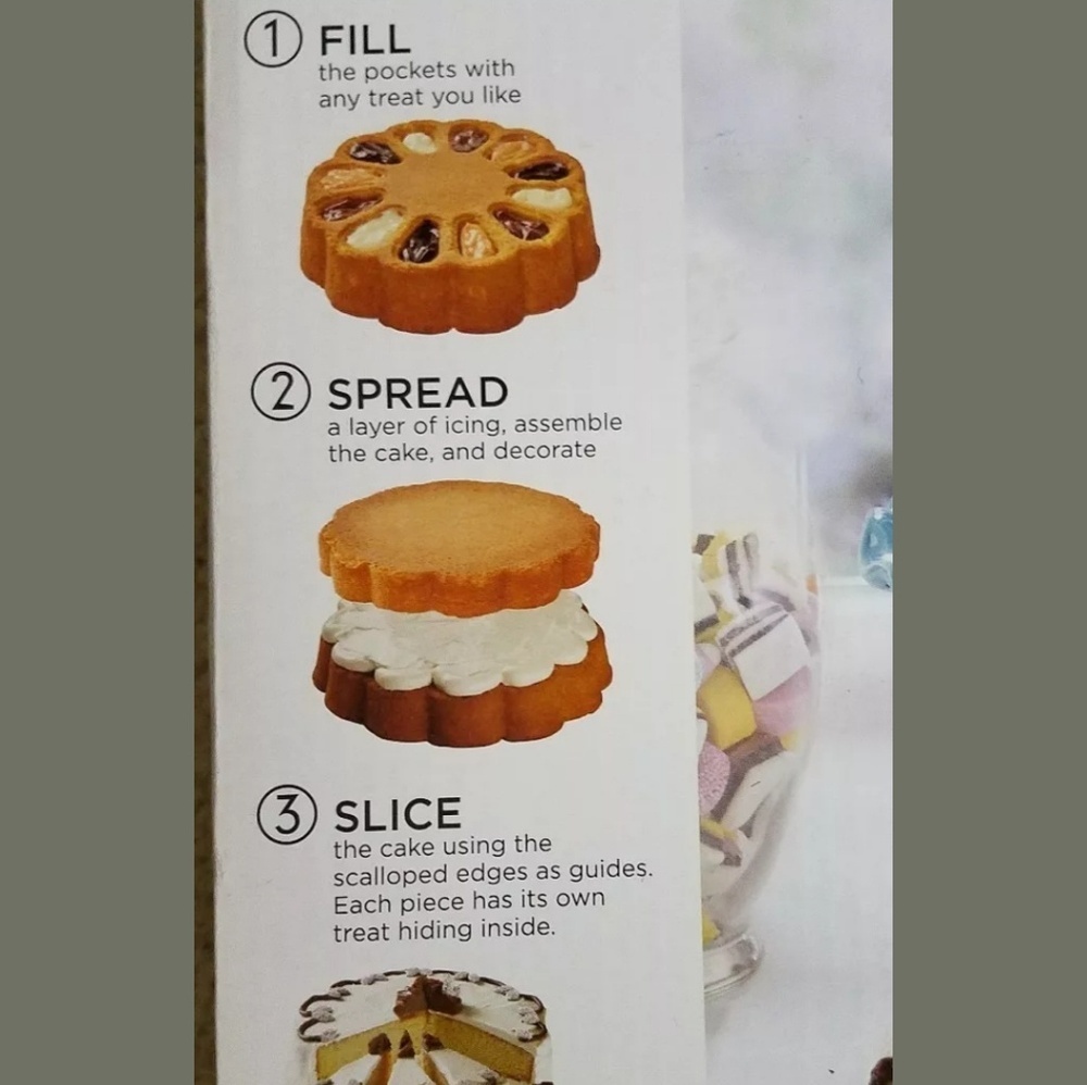 Fillables Cake 10 Inch Pans Nwt - Picture 5 of 6